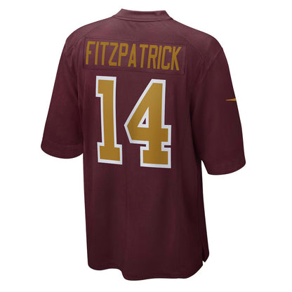 W.Football Team #14 Ryan Fitzpatrick Burgundy MIKSHPS Alternate Player Game Jersey