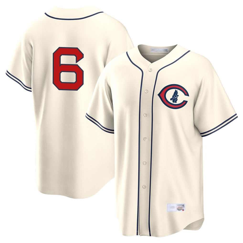 Chicago Cubs #6 Matt Shaw Player Cream MIKSHPS Field of Dreams Home Game Stitched Jerseys