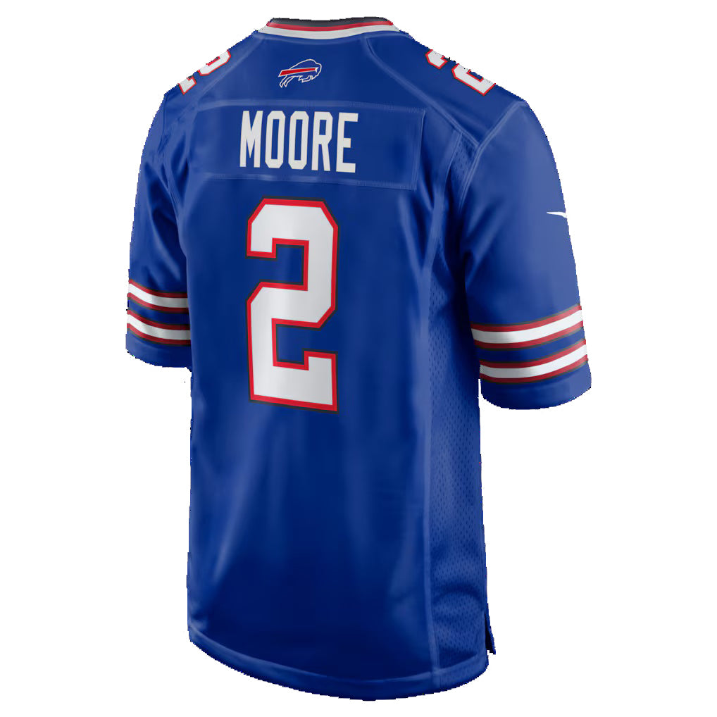 B.Bills #2 D.J. Moore Royal MIKSHPS Game Jersey