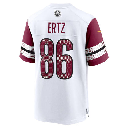 W.Commanders #86 Zach Ertz White MIKSHPS Game Jersey