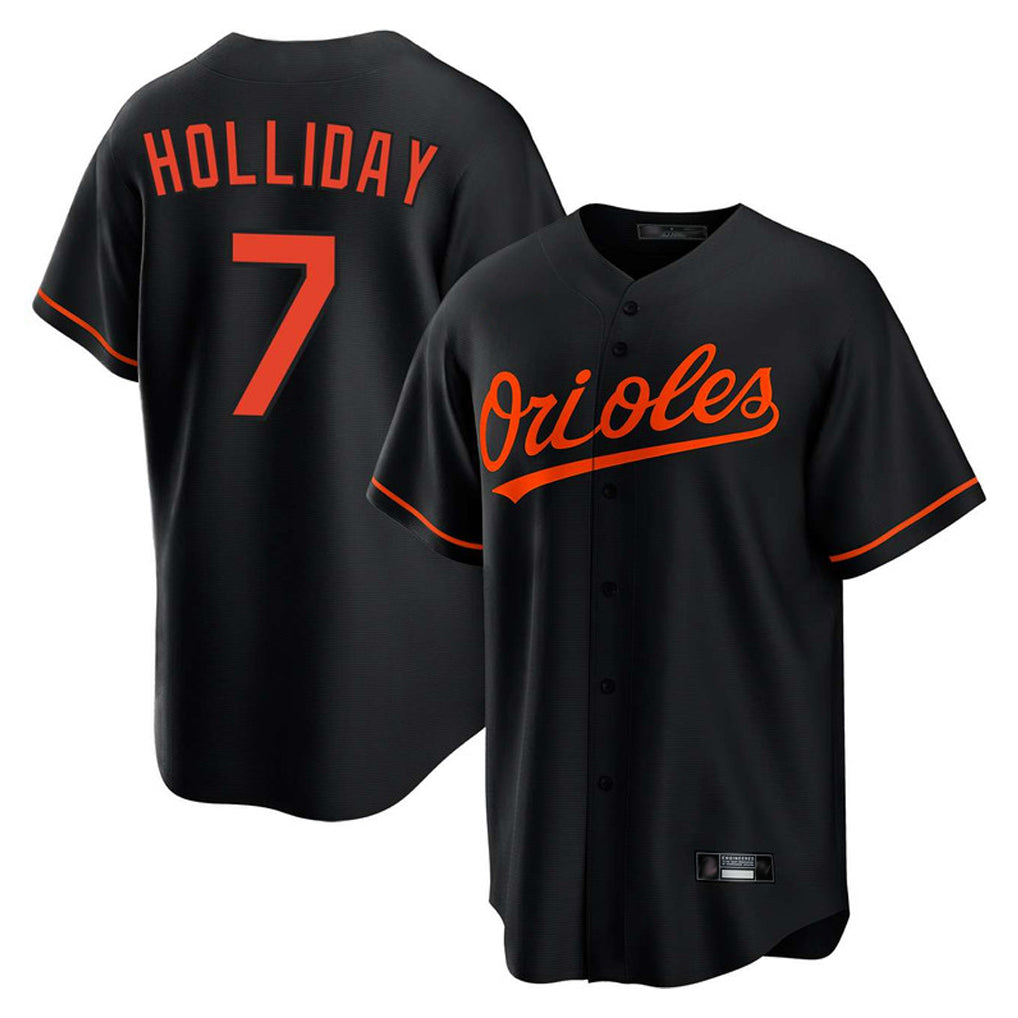 Baltimore Orioles #7 Jackson Holliday Player Black MIKSHPS Home Game Stitched Jerseys