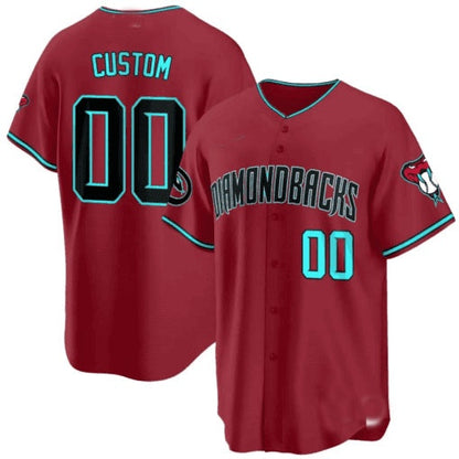 Custom Arizona Diamondbacks 2024 Cool Base Jersey ¨C All Stitched-Red MIKSHPS