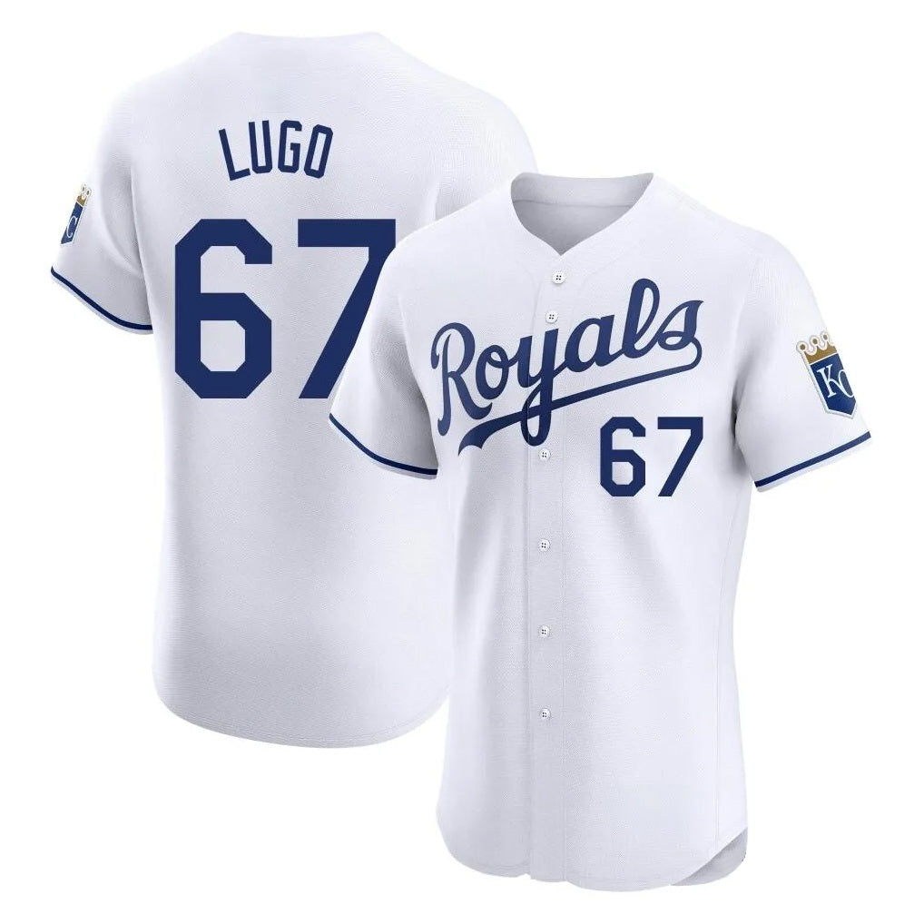 Kansas City Royals #67 Seth Lugo Player White MIKSHPS Alt Limited Elite Home Stitched Jerseys