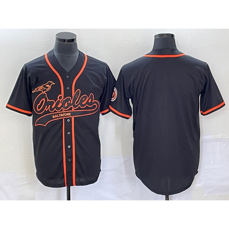 Baltimore Orioles Black MIKSHPS Cool Base Stitched Jersey