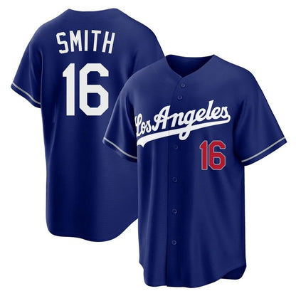 Los Angeles Dodgers #16 Will Smith Player Royal MIKSHPS Game Home Stitched Jerseys