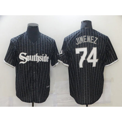 Chicago White Sox #74 Jimenez City Edition Black MIKSHPS Game 2021 Jerseys