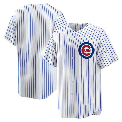Chicago Cubs White MIKSHPS Home Replica Team Jersey