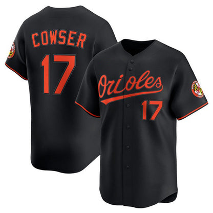 Baltimore Orioles #17 Colton Cowser Black MIKSHPS 2025 Alternate Limited Stitched Jersey