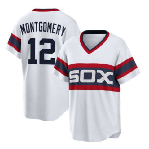 Chicago White Sox #12 Colson Montgomery White MIKSHPS Cool Base Stitched Jersey