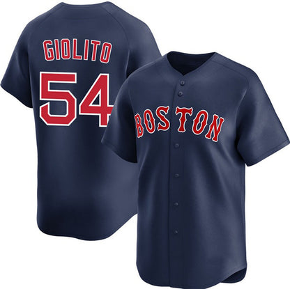 Boston Red Sox #54 Lucas Giolito Navy MIKSHPS Alternate Limited Stitched Jersey
