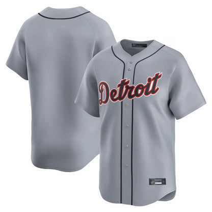 Detroit Tigers Blank Player Gray MIKSHPS Home Limited Stitched Jerseys