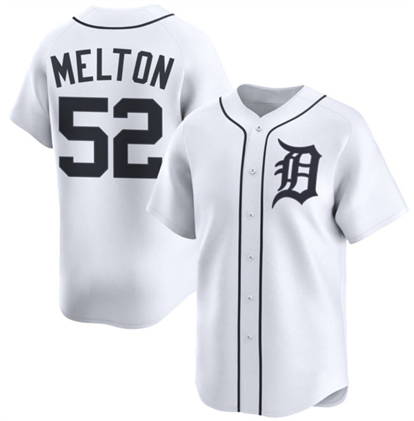 Detroit Tigers #52 Troy Melton White MIKSHPS 2024 Home Limited Stitched Jersey