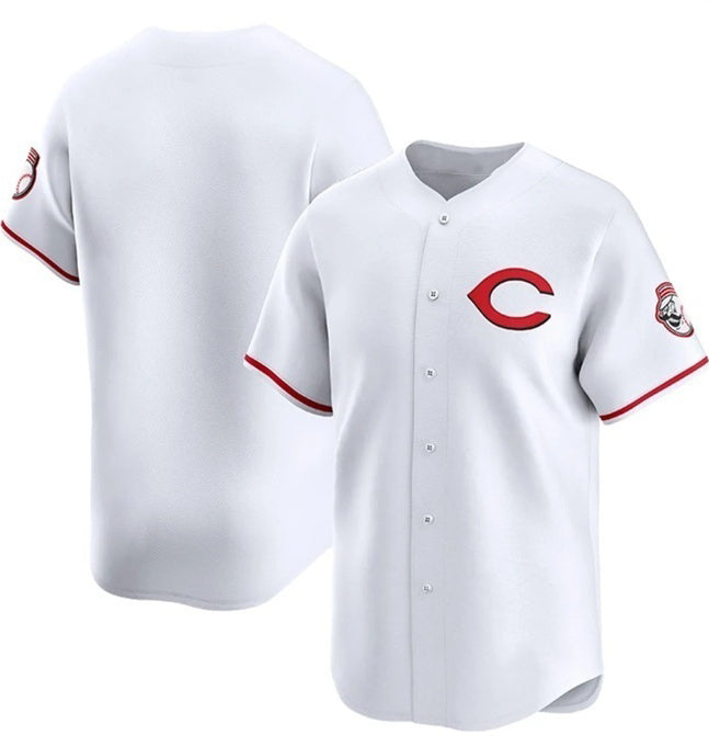 Cincinnati Reds Blank White MIKSHPS 2025 Home Limited Stitched Jersey