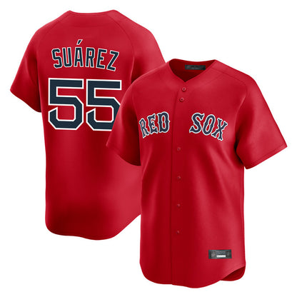 Boston Red Sox #55 Ranger Suarez Player Red MIKSHPS Limited Home Game Stitched Jerseys1