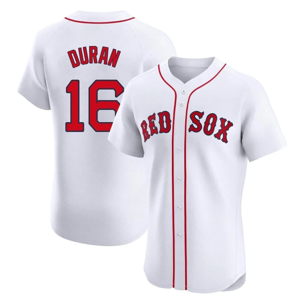 Boston Red Sox #16 Jarren Duran Player White MIKSHPS Limited Elite Home Game Stitched Jerseys1
