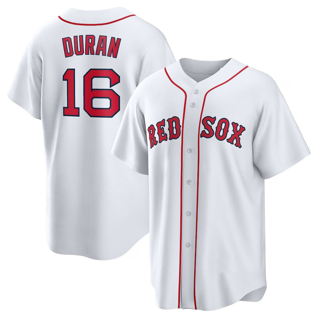 Boston Red Sox #16 Jarren Duran White MIKSHPS Home Replica Player Jersey