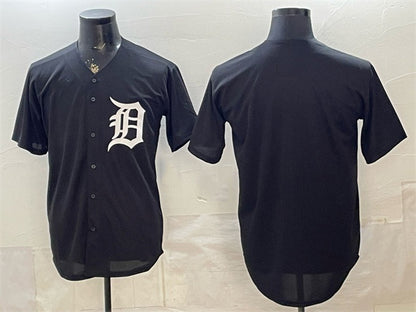 Detroit Tigers Blank Black MIKSHPS Limited Stitched Jersey