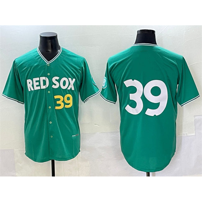 Boston Red Sox #39 Marcelo Mayer Green MIKSHPS 2025 City Connect Limited Stitched Jersey