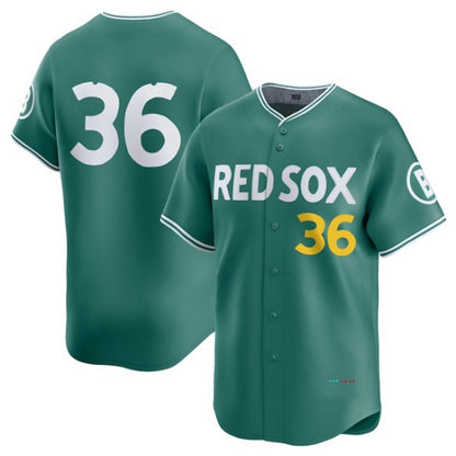 Boston Red Sox #36 Triston Casas Green MIKSHPS 2025 City Connect Limited Stitched Jersey