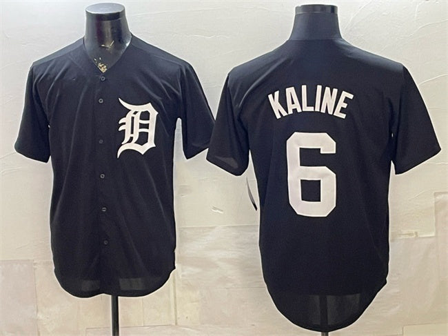 Detroit Tigers #6 Al Kaline Black MIKSHPS Limited Stitched Jersey