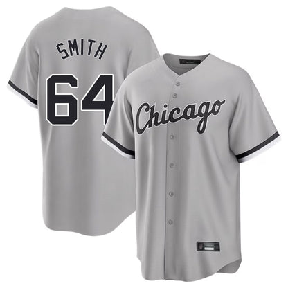 Chicago White Sox #64 Shane Smith Player Gray MIKSHPS Home Game Stitched Jerseys
