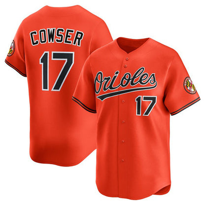 Baltimore Orioles #17 Colton Cowser Orange MIKSHPS 2025 2nd Alternate Limited Stitched Jersey