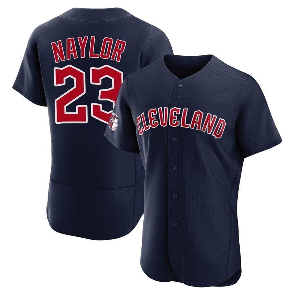 Cleveland Guardians #23 Bo Naylor Player Navy MIKSHPS Limited Elite Home Stitched Jerseys