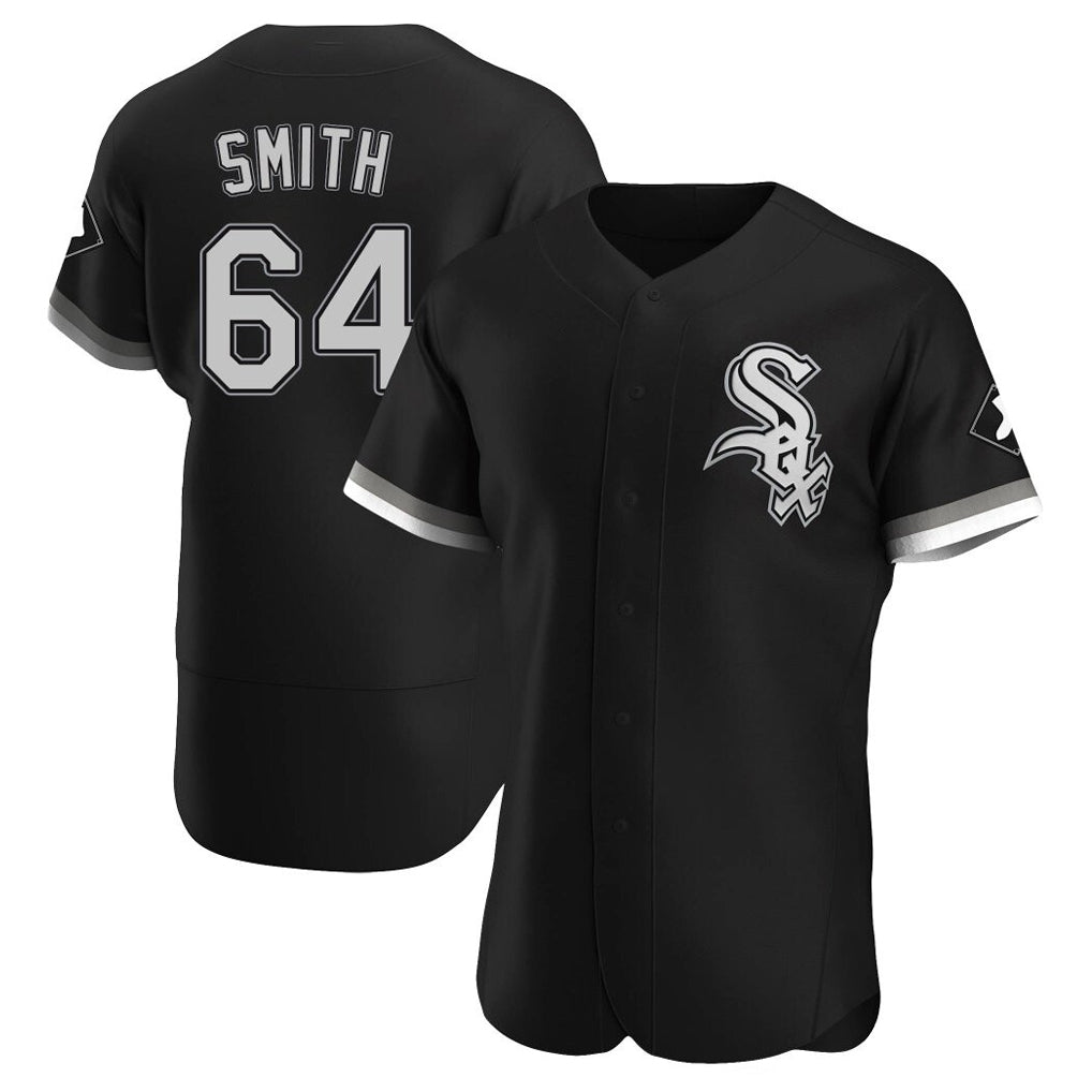 Chicago White Sox #64 Shane Smith Player Black MIKSHPS Limited Elite Home Stitched Jerseys