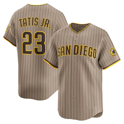 San Diego Padres #23 Fernando Tatis Jr. Khaki MIKSHPS Alternate Limited Player Jersey