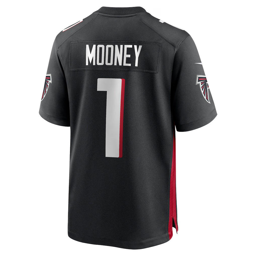 A.Falcons #1 Darnell Mooney Black MIKSHPS Team Game Jersey