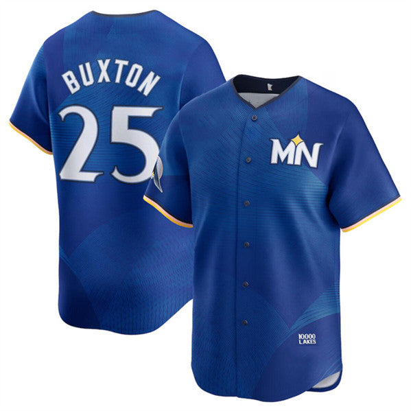 Minnesota Twins #25 Byron Buxton Royal MIKSHPS 2024 City Connect Limited Stitched Jersey