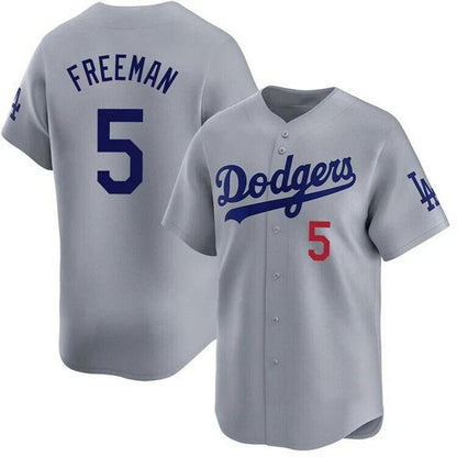 Los Angeles Dodgers #5 Freddie Freeman Gray MIKSHPS 2025 Limited Stitched Jersey