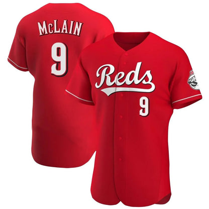 Cincinnati Reds #9 Matt McLain Player Red MIKSHPS Limited Elite Home Stitched Jerseys