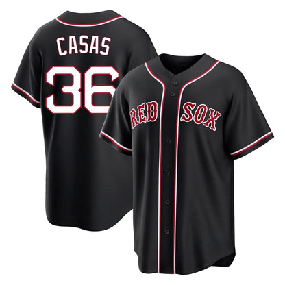 Boston Red Sox #36 Triston Casas Player Black MIKSHPS Out Home Game Stitched Jerseys