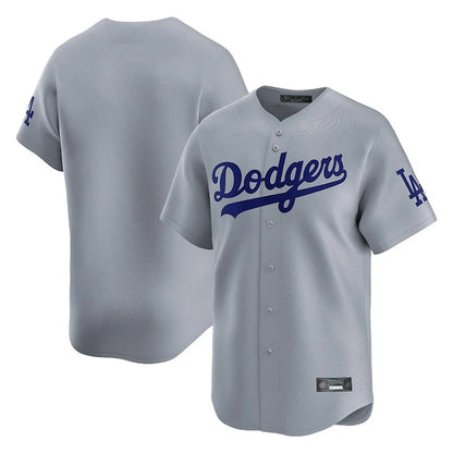 Los Angeles Dodgers Blank Player Gray MIKSHPS Limited Home Stitched Jerseys