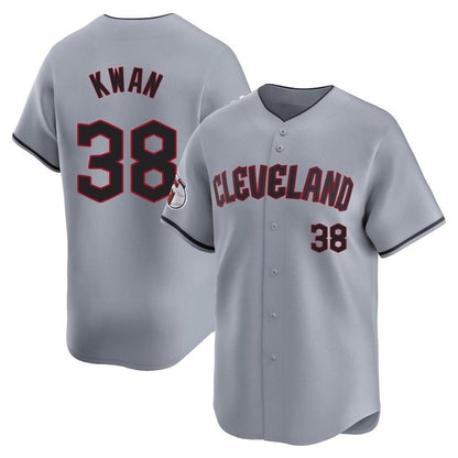 Cleveland Guardians #38 Steven Kwan Player Gray MIKSHPS Road Limited Home Stitched Jerseys
