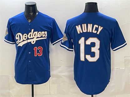 Los Angeles Dodgers #13 Max Muncy Royal MIKSHPS 2026 Alternate Gold Collection Stadium Stitched Jersey