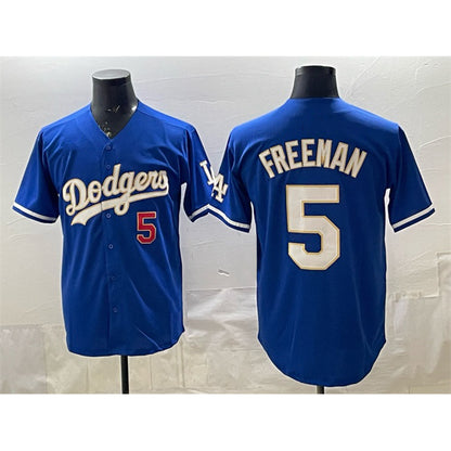 Los Angeles Dodgers #5 Freddie Freeman Royal MIKSHPS Limited Stitched Jersey