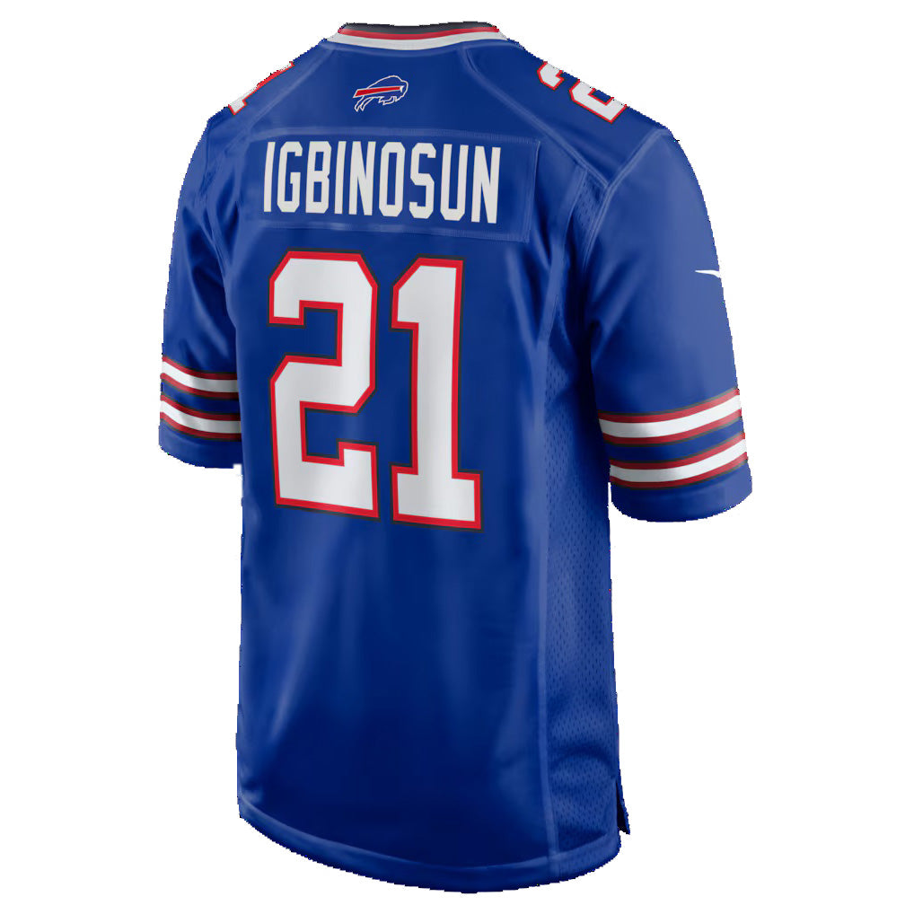 B.Bills #21 Davison Igbinosun Royal MIKSHPS Team Game Jersey