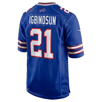 B.Bills #21 Davison Igbinosun Royal MIKSHPS Team Game Jersey