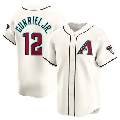 Arizona Diamondbacks #12 Lourdes Gurriel Jr. Cream MIKSHPS Home Limited Player Jersey