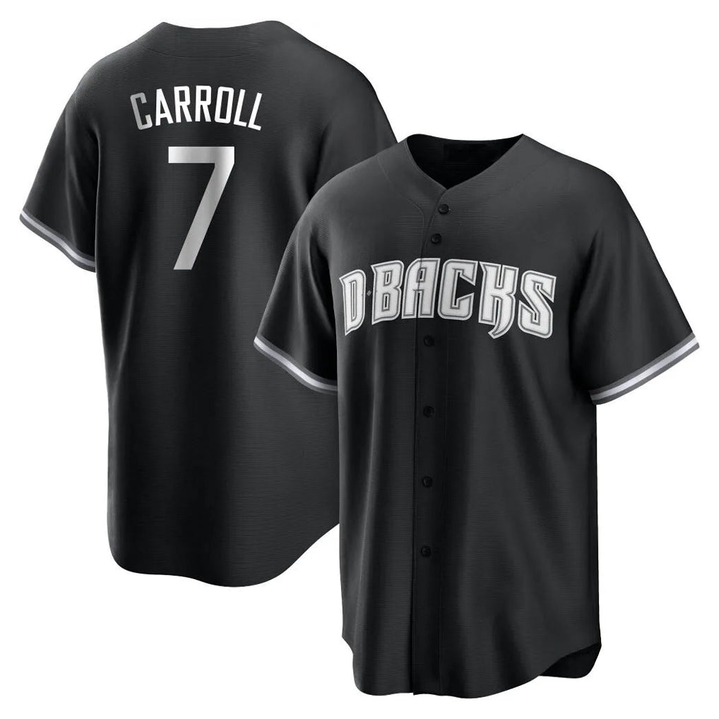 Arizona Diamondbacks #7 Corbin Carroll Player Black MIKSHPS Game Home Stitched Jerseys