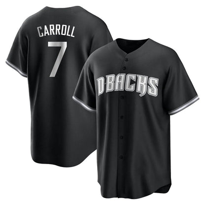 Arizona Diamondbacks #7 Corbin Carroll Player Black MIKSHPS Game Home Stitched Jerseys