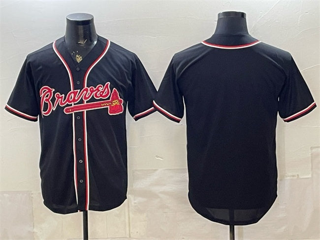 Atlanta Braves Blank 2026 Fashion Replica Black MIKSHPS Out Stitched Jersey