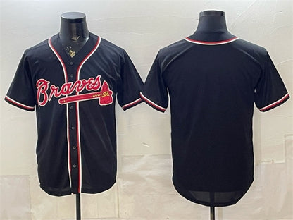 Atlanta Braves Blank 2026 Fashion Replica Black MIKSHPS Out Stitched Jersey