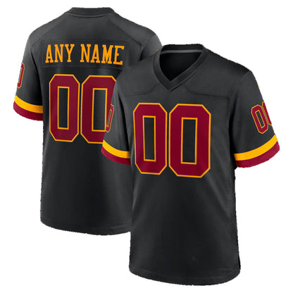 Custom W.Commanders Black MIKSHPS Hail Raiser Alternate Game Jersey