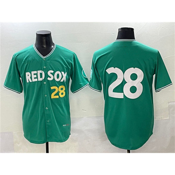 Boston Red Sox #28 Kristian Campbell Green MIKSHPS 2025 City Connect Limited Stitched Jersey