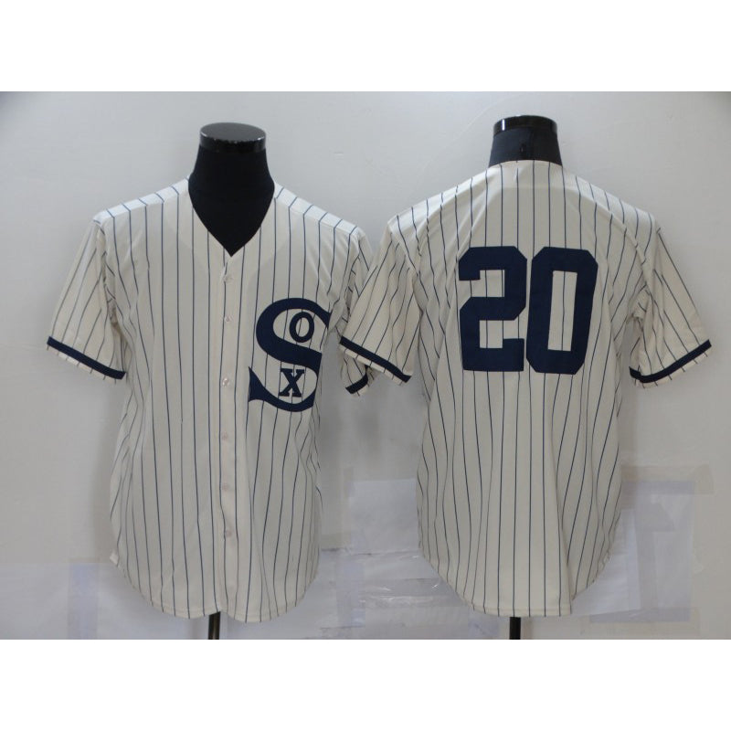 Chicago White Sox #20 Danny Mendick 2021 Cream MIKSHPS Field of Dreams Cool Base Stitched Jersey