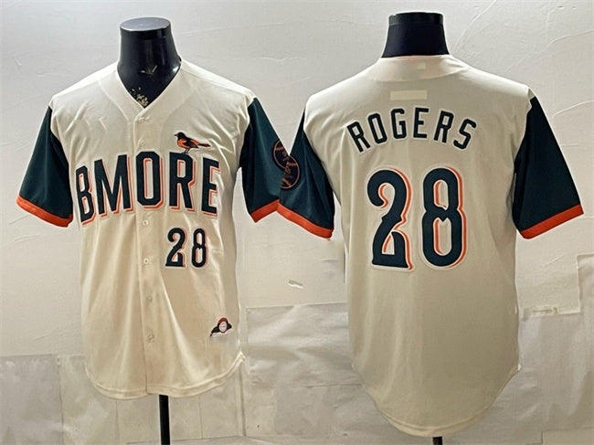 Baltimore Orioles #28 Trevor Rogers Natural MIKSHPS 2026 City Connect Stadium Stitched Jersey