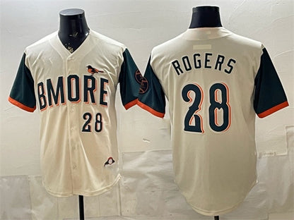 Baltimore Orioles #28 Trevor Rogers Natural MIKSHPS 2026 City Connect Stadium Stitched Jersey